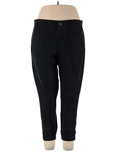 Pre-owned Lane Bryant Casual Pants In Black
