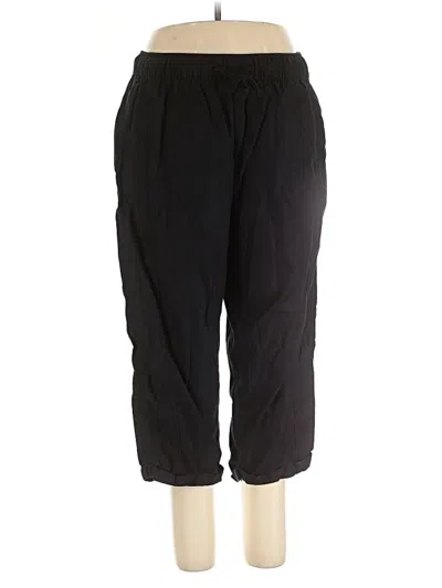 Pre-owned Lane Bryant Casual Pants In Black
