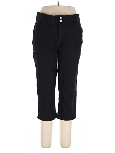 Pre-owned Lane Bryant Casual Pants In Black