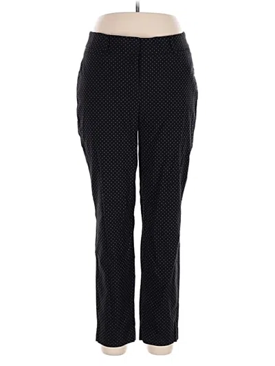 Pre-owned Lane Bryant Casual Pants In Black