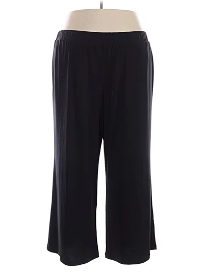 Pre-owned Lane Bryant Casual Pants In Black