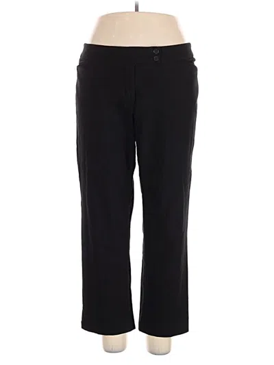 Pre-owned Lane Bryant Casual Pants In Black