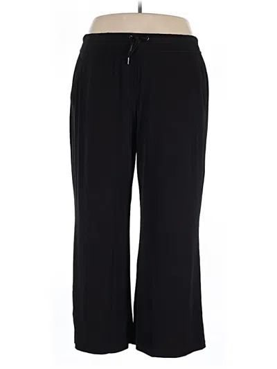 Pre-owned Lane Bryant Casual Pants In Black