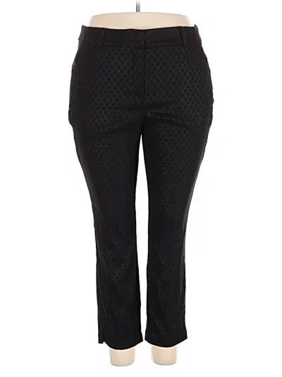 Pre-owned Lane Bryant Casual Pants In Black