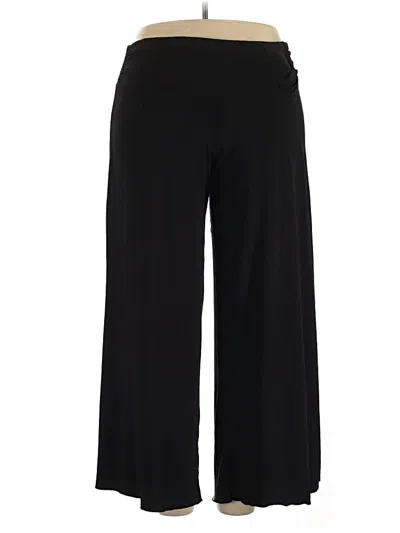 Pre-owned Lane Bryant Casual Pants In Black