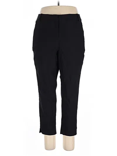 Pre-owned Lane Bryant Casual Pants In Black