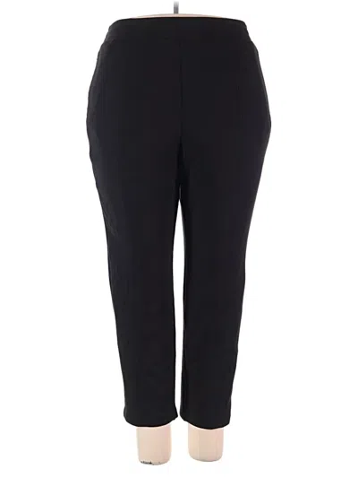 Pre-owned Lane Bryant Casual Pants In Black