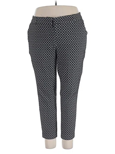 Pre-owned Lane Bryant Casual Pants In Black