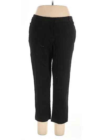 Pre-owned Lane Bryant Casual Pants In Black