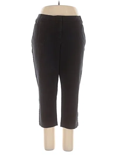 Pre-owned Lane Bryant Casual Pants In Black