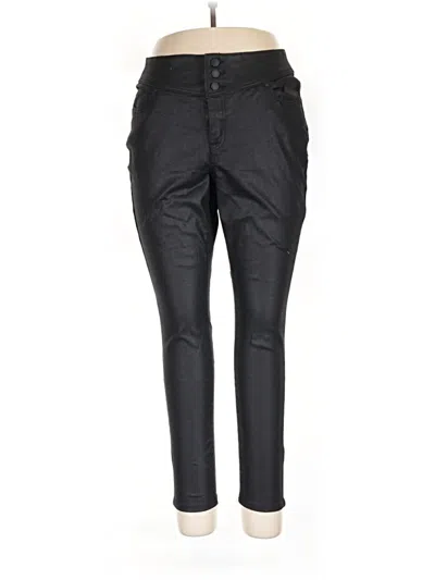 Pre-owned Lane Bryant Casual Pants In Black