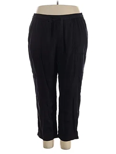 Pre-owned Lane Bryant Casual Pants In Black