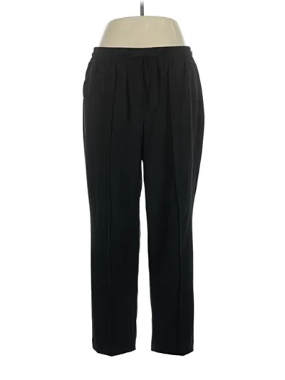 Pre-owned Lane Bryant Casual Pants In Black