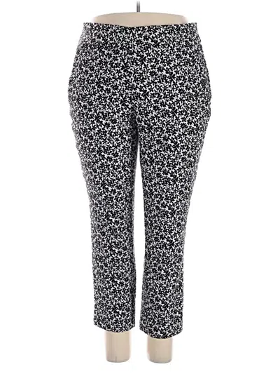 Pre-owned Lane Bryant Casual Pants In Black