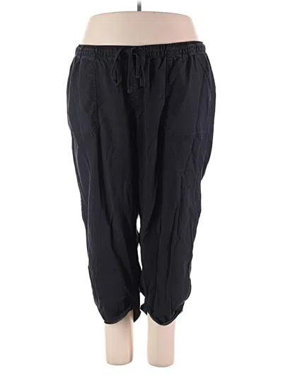 Pre-owned Lane Bryant Casual Pants In Black