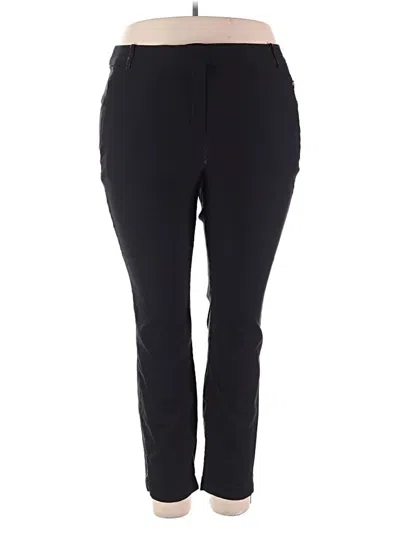 Pre-owned Lane Bryant Casual Pants In Black
