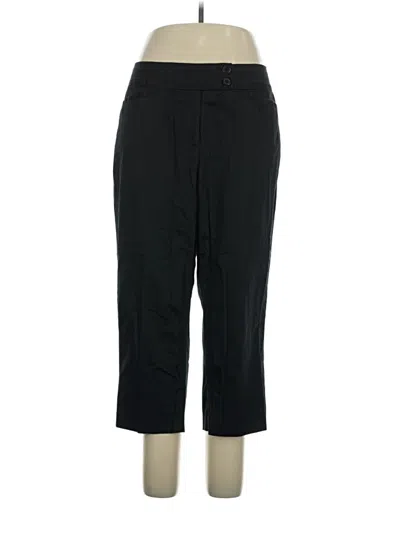 Pre-owned Lane Bryant Casual Pants In Black