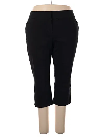 Pre-owned Lane Bryant Casual Pants In Black