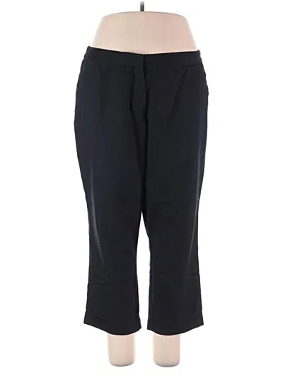 Pre-owned Lane Bryant Casual Pants In Black