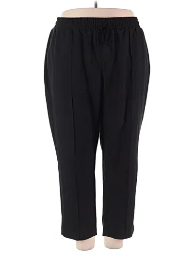 Pre-owned Lane Bryant Casual Pants In Black