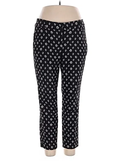 Pre-owned Lane Bryant Casual Pants In Black