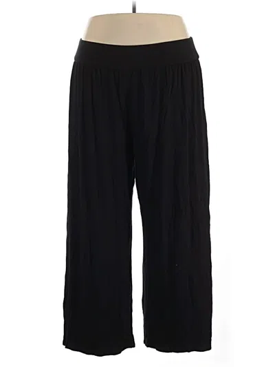 Pre-owned Lane Bryant Casual Pants In Black