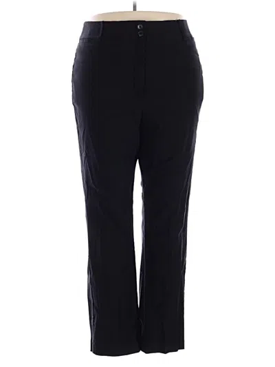 Pre-owned Lane Bryant Casual Pants In Black