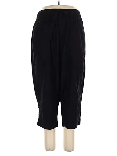 Pre-owned Lane Bryant Casual Pants In Black