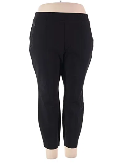 Pre-owned Lane Bryant Casual Pants In Black