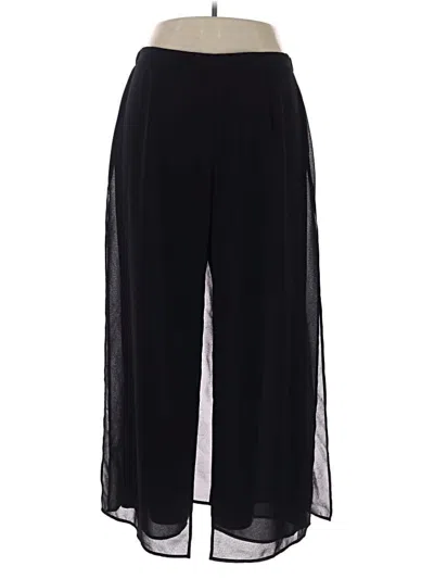 Pre-owned Lane Bryant Casual Pants In Black