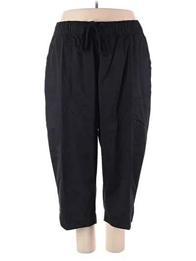 Pre-owned Lane Bryant Casual Pants In Black