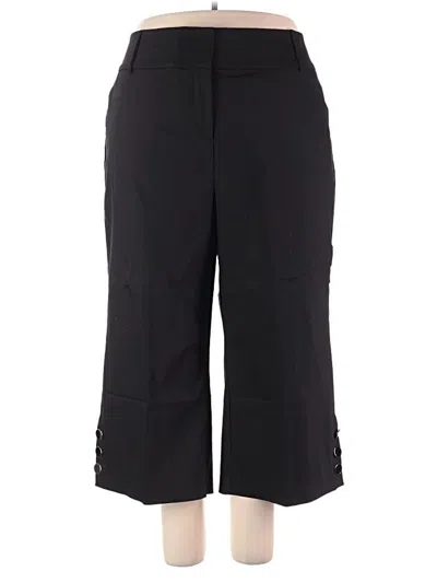 Pre-owned Lane Bryant Casual Pants In Black