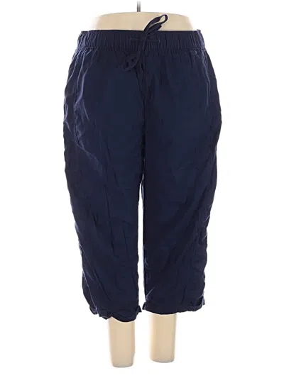 Pre-owned Lane Bryant Casual Pants In Blue
