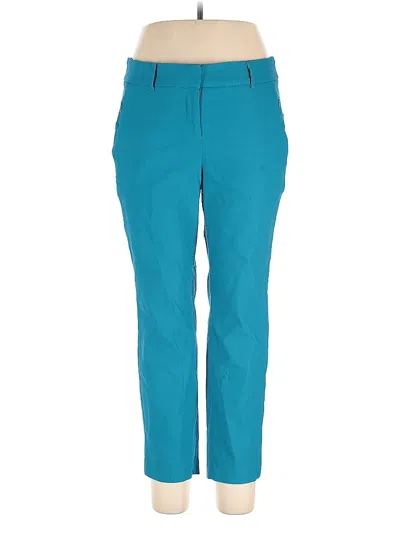 Pre-owned Lane Bryant Casual Pants In Blue