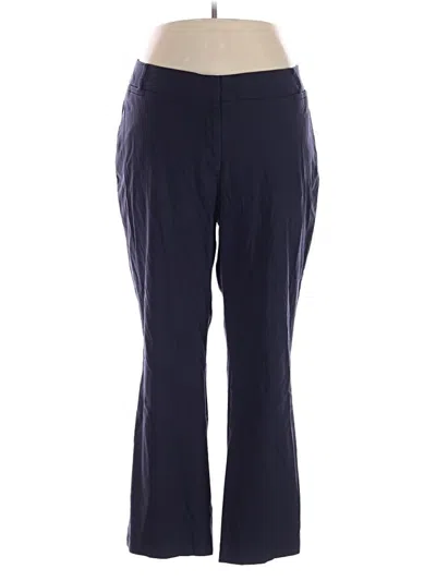 Pre-owned Lane Bryant Casual Pants In Blue