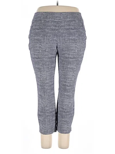 Pre-owned Lane Bryant Casual Pants In Blue