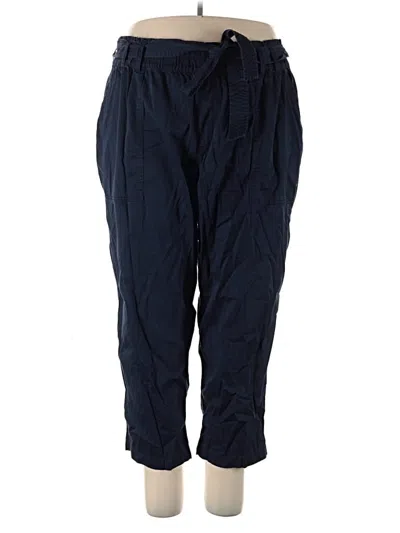 Pre-owned Lane Bryant Casual Pants In Blue