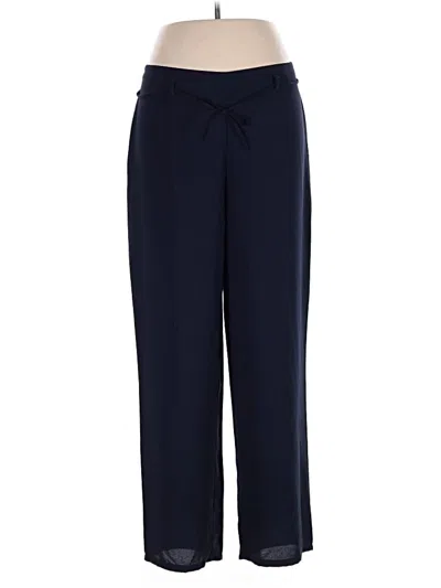 Pre-owned Lane Bryant Casual Pants In Blue