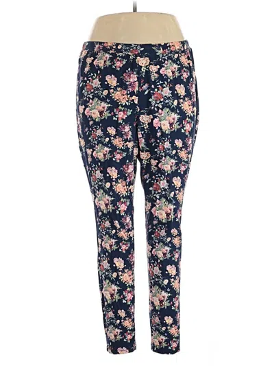 Pre-owned Lane Bryant Casual Pants In Blue
