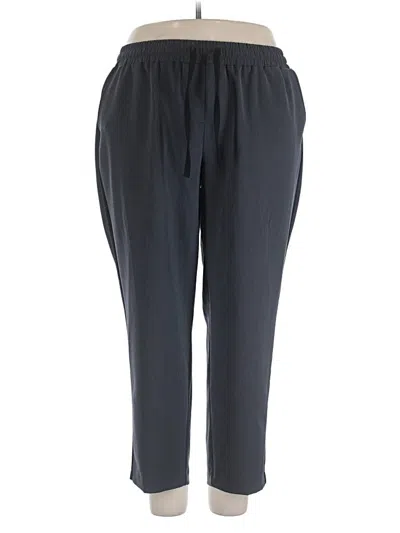 Pre-owned Lane Bryant Casual Pants In Blue