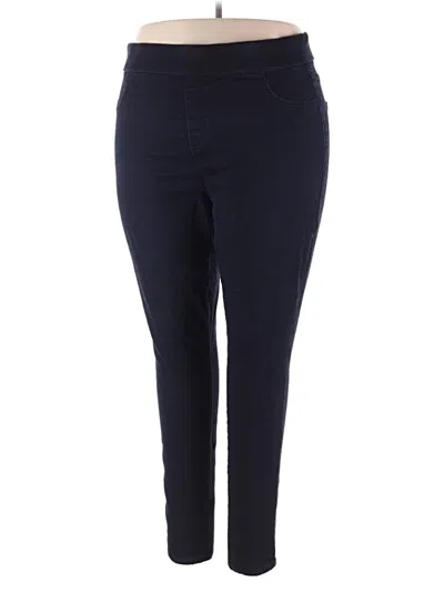 Pre-owned Lane Bryant Casual Pants In Blue