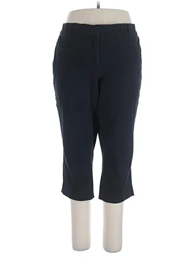 Pre-owned Lane Bryant Casual Pants In Blue