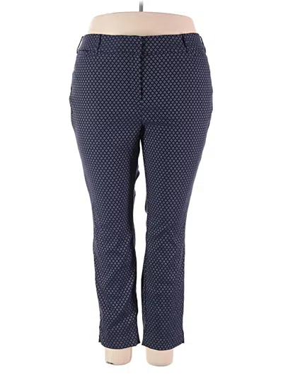 Pre-owned Lane Bryant Casual Pants In Blue