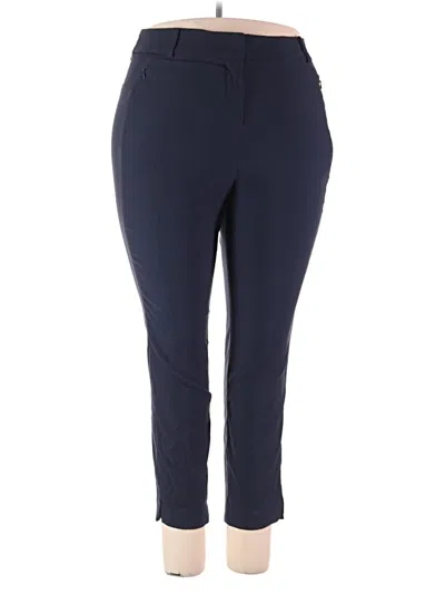 Pre-owned Lane Bryant Casual Pants In Blue