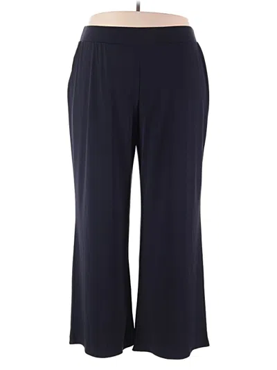 Pre-owned Lane Bryant Casual Pants In Blue