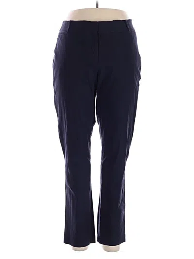Pre-owned Lane Bryant Casual Pants In Blue