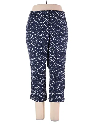 Pre-owned Lane Bryant Casual Pants In Blue