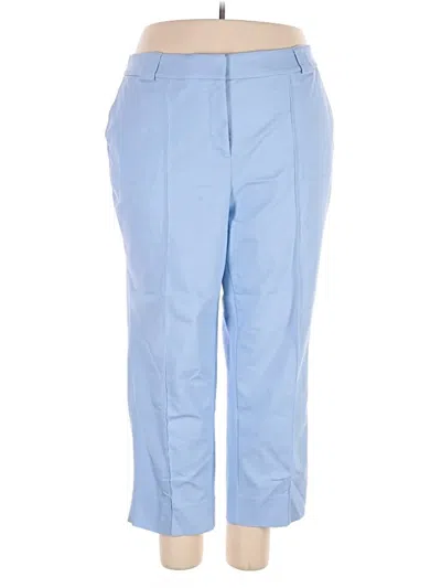 Pre-owned Lane Bryant Casual Pants In Blue