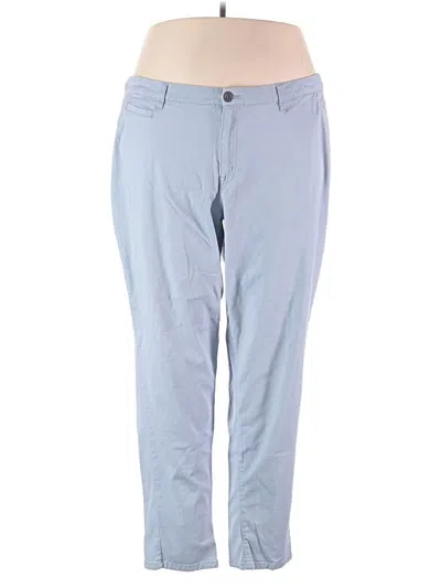 Pre-owned Lane Bryant Casual Pants In Blue