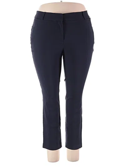 Pre-owned Lane Bryant Casual Pants In Blue